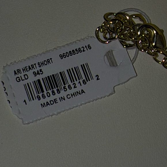 Kendra Scott Heart Necklace - Pink and Gold - Picture 3 of 5